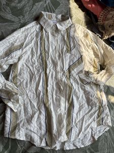 Classic Striped Long-Sleeve Shirt