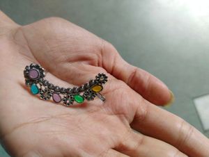 Boho Gemstone Ear Cuff Earrings
