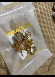 Set of Fashionable Statement Rings