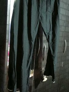 Elegant Black Kurta with White Embroidery