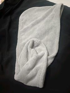 Cozy Grey Hooded Robe