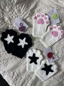 Heart Fingerless Gloves
