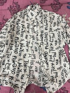Unique Graphic Print Button-Up Shirt