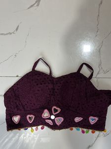 navaratri Mirror Work Blouse
