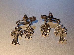 Cross Earrings Set of 2