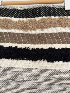 Boho Striped cushion cover with Tassels