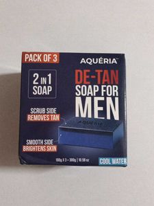 Aqueria De-Tan Soap for Men (2 pack)