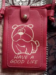 Cute Pinteresty Leather Sling Bag for Mobile