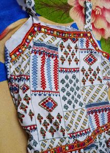 Boho Print Mini Dress