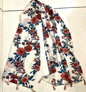 2 Floral Print Scarf