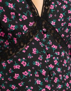 Floral Print Midi Dress