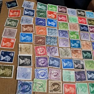 76 Queen Elizabeth II Postage Stamps