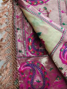 Saree With Laces And Border