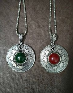 German Silver/Oxidised Jewellery Pendent Necklace
