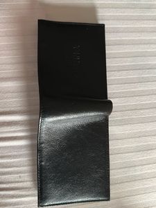 Classic black leather wallet