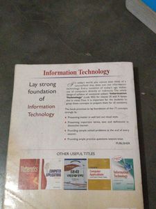 Information Technology Textbook Class IX