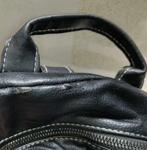 🎒🖤 Premium 8-Pocket Leather Backpack ✨