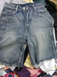 Denim Cut-Off Shorts