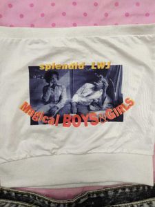 Y2k Graphic Tube Top