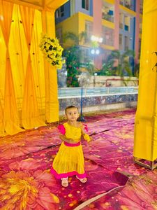 Vibrant Yellow Lehenga Choli Set