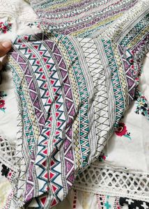 an stylish frock with multiple colours  size xxl