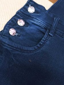 Stylish Dark Wash Ripped Jeans
