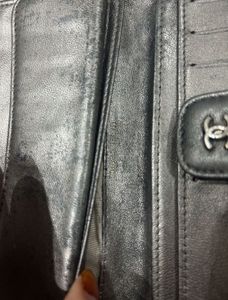 RARE Chanel Lucky Charms Silver Quilted Wallet