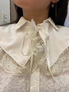 Lace Trimmed Detachable Collar