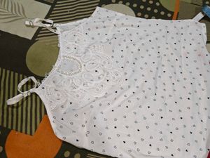 Cute Cami with Lace Trim skirt set
