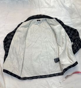 H&amp;M Men's Plaid Flannel Shirt Jacket