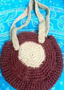 Handmade Crocheted Tote Bag