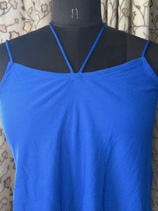 New Look Vibrant Blue Spaghetti Strap Top