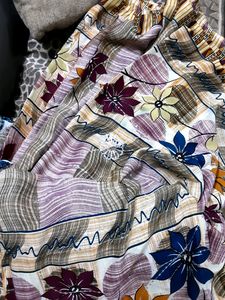 Sequin Work Satin Saree