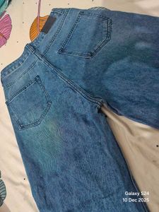 Ripped Wide Leg Jeans