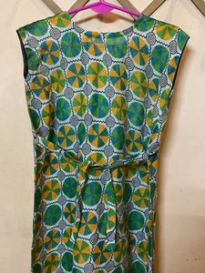 Geometric Print Kurta