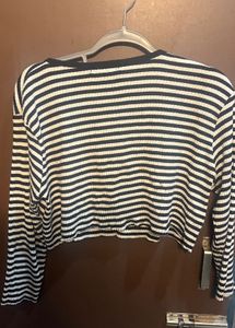 Striped Crop Top