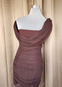 Sheer Ruched Bodycon Mini Dress