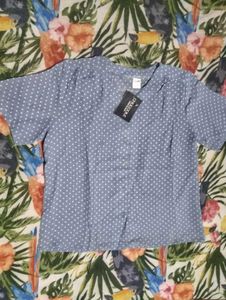 Crocodile Polka Dot Blouse