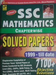 Kiran's SSC Mathematics Chapterwise Solved Papers