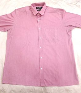 Men's Pink Button-Down Shirt