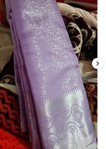 Beautiful Lavender Silk Saree