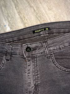Stylish Distressed Black Jeans