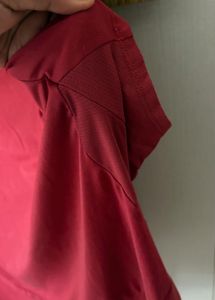 Decathalon Red Active Wear T-Shirt