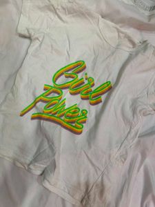 Graphic Print White T-Shirt