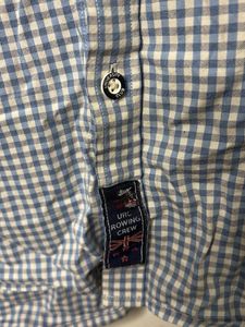 Men's Blue Gingham Check Shirt