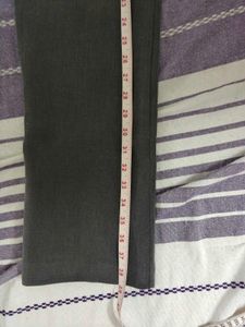 Winter Gray Flared Leg Trousers