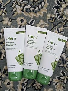 Plum Green Tea Face Wash - Set of 3
