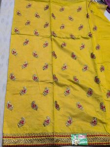 Beautiful Yellow Dress Material