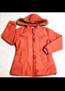 myntra product Pink Winter Jacket