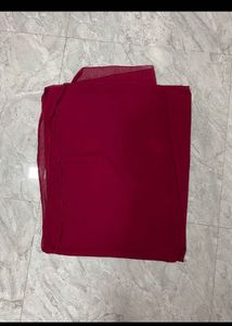 Maroon Embroidered Kurta